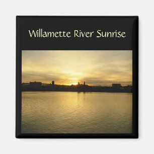 Imán Salida del sol del río de Willametter
