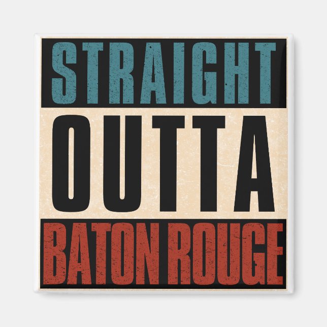 Imán Salida directa Baton Rouge Louisiana LA (Frente)