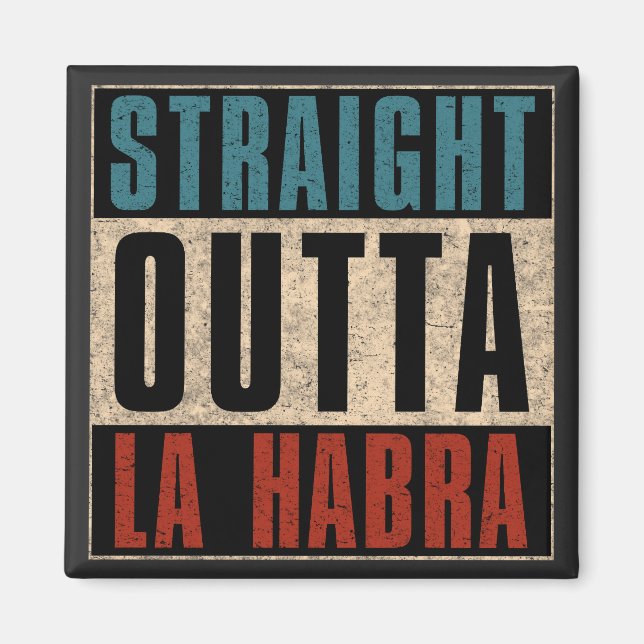 Imán Salida directa de La Habra California CA (Frente)