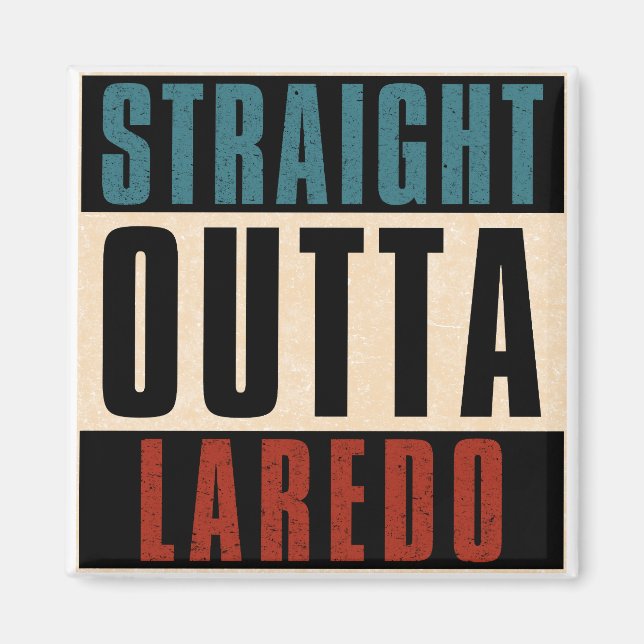 Imán Salida directa de Laredo Texas TX (Frente)