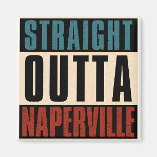 Imán Salida directa de Naperville Illinois IL