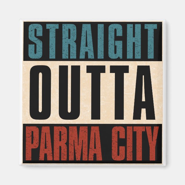Imán Salida directa de Parma Ohio OH (Frente)
