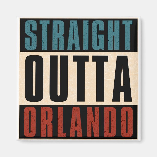 Imán Salida directa Orlando Florida (Frente)
