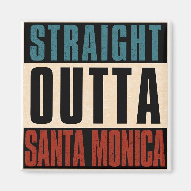 Imán Salida directa Santa Monica California CA (Frente)