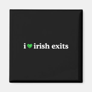 Imán Salida irlandesa divertida día de San Patricio Adi