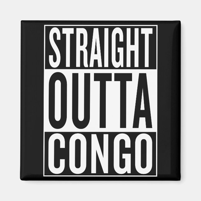 Imán salida recta del Congo (Frente)