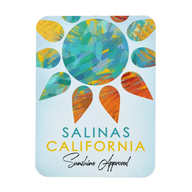 Imán Salinas California Sunshine Travel (Vertical)
