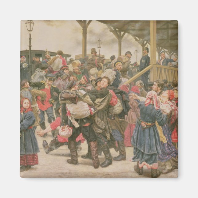 Imán Salir a la guerra, 1888 (Frente)