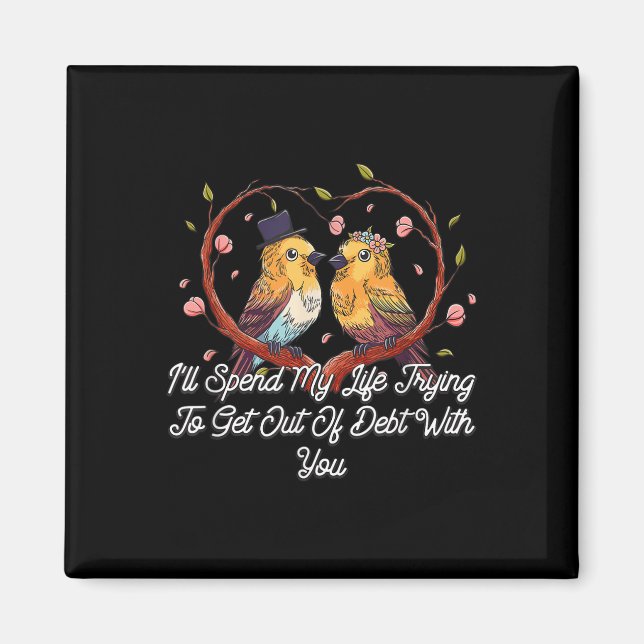 Imán Salir De La Deuda Con Su Boda Pun Bride Y (Frente)