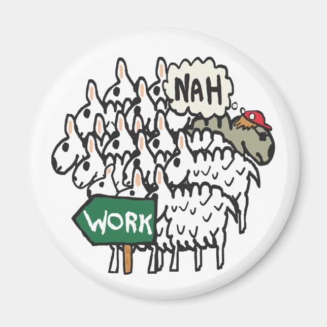 Imán Salir del trabajo (Frente)