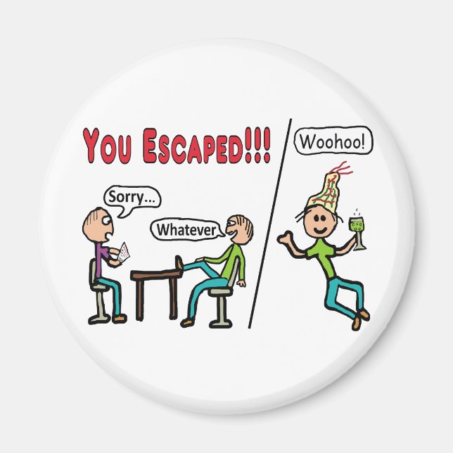 Imán Salir del trabajo (Frente)