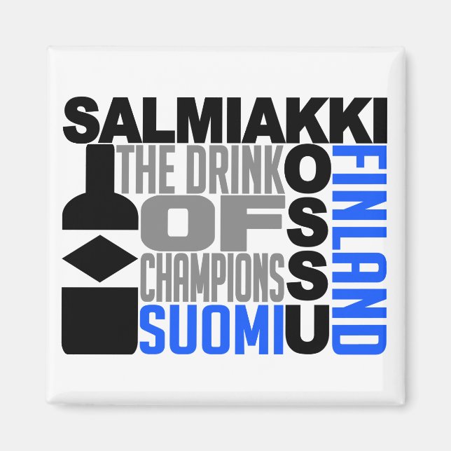 Imán Salmiakki Kossu Magnet (Frente)