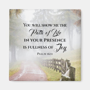 Imán Salmo 16:11 Me enseñarás el CAMINO DE LA VIDA