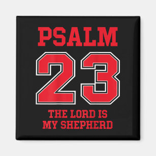 Imán Salmo 23 El Señor Es Mi Pastor, Diseño Hacia Atrás