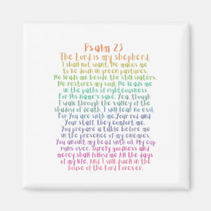 Imán Salmo 23 NKJV El Señor es mi Pastor