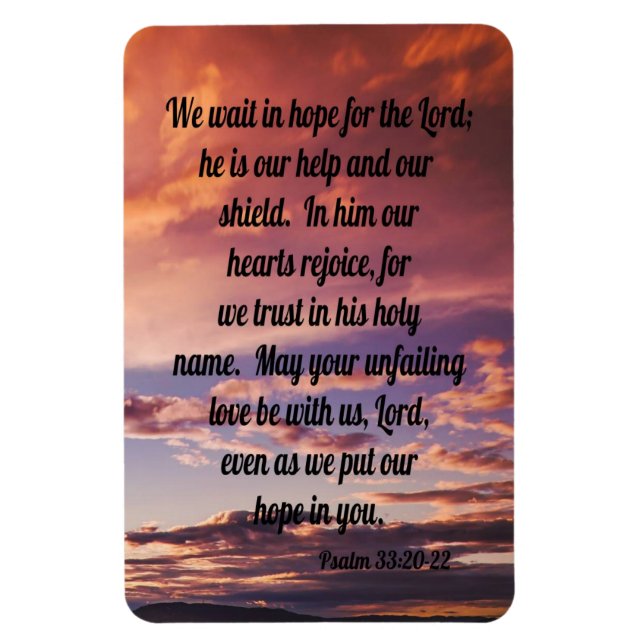 Imán Salmo 33:20-22 (Vertical)