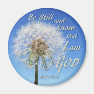 Imán Salmo 46:10 - Estar quieto y saber