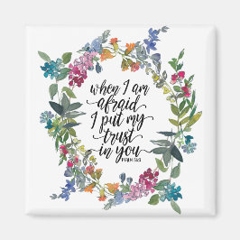 Imán Salmo 56:3 Cuando me temo que confío en ti