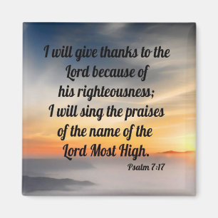 Imán Salmo 7:17