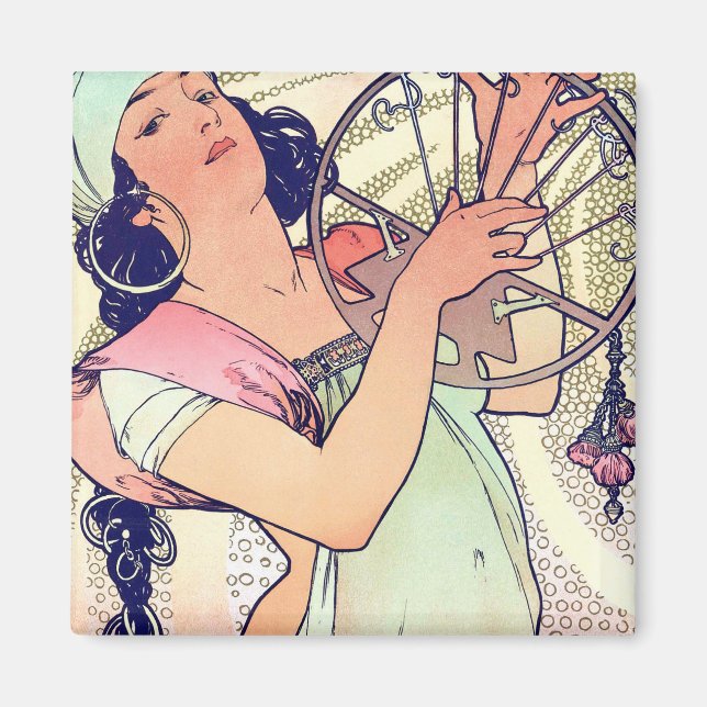 Imán Salome, Alphonse Mucha (Frente)