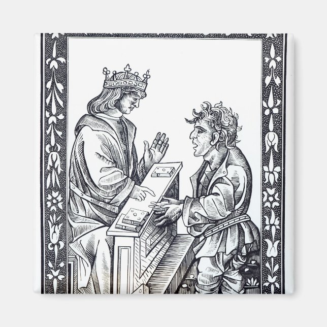 Imán Salomón y Marcoul, ilustracion de (Frente)