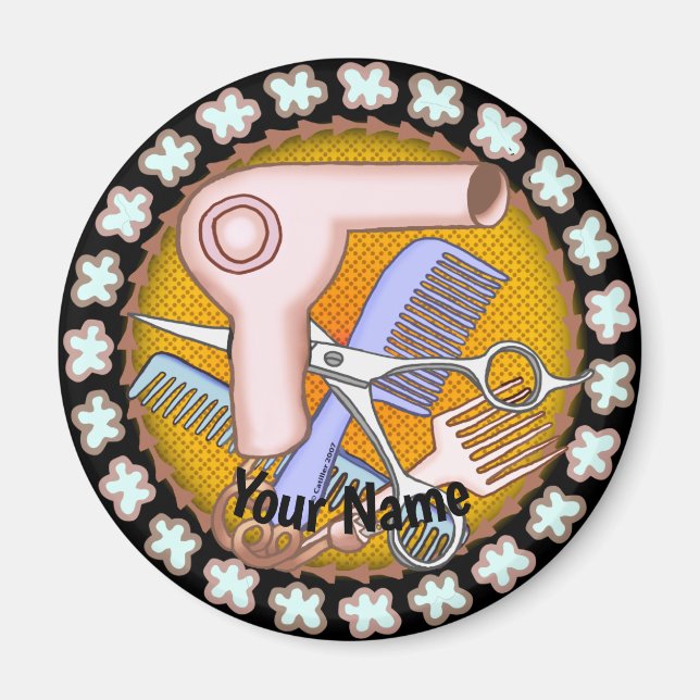 Imán Salón de belleza Magnate (Frente)