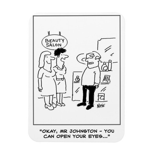 Imán Salón de belleza Sorpresa (Vertical)