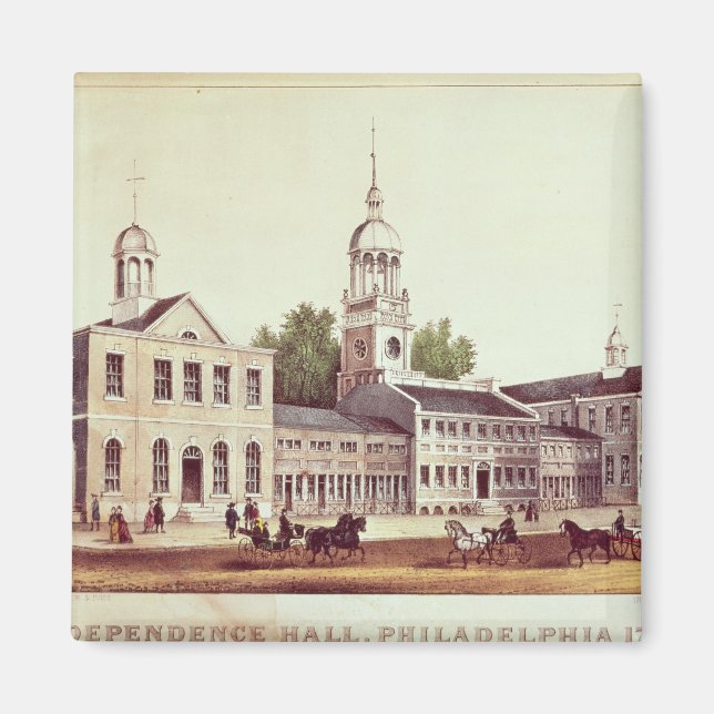 Imán Salón de la Independencia, Filadelfia (Frente)