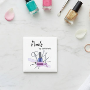 Imán Salón de uñas de acuarela esmalte de uñas de manic