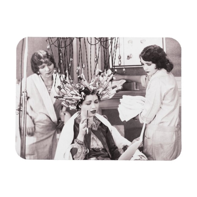 Imán Salón del aire del retro Fun (Horizontal)