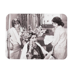Imán Salón del cabello retro