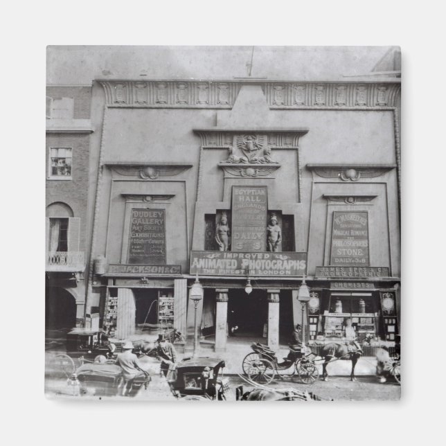 Imán Salón Egipcio, Piccadilly 1895 (Frente)