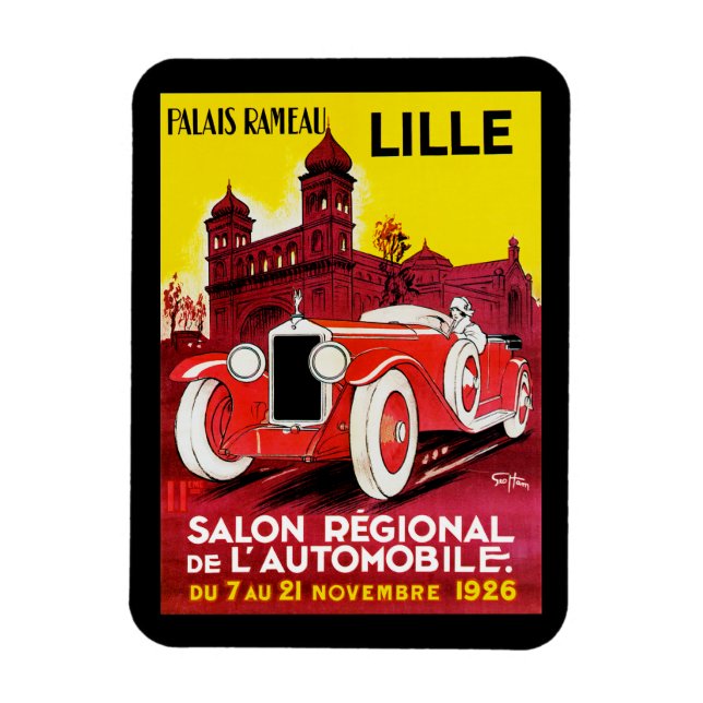 Imán Salón Regional De L'Automobile ~ Lille (Vertical)