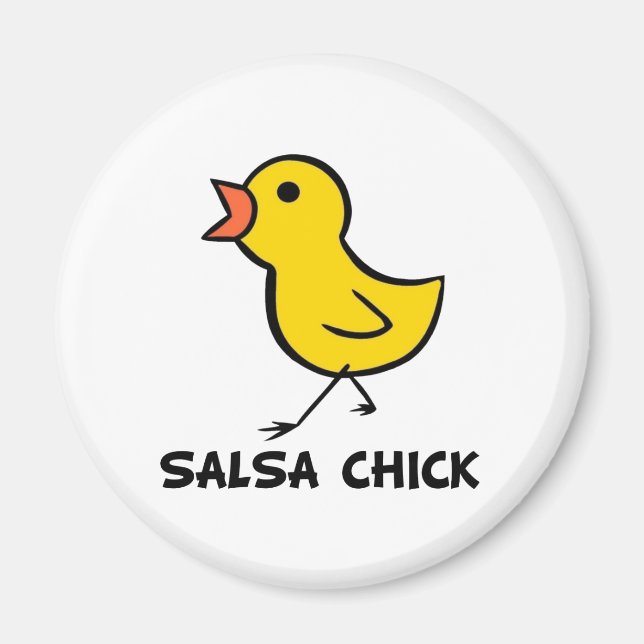 Imán Salsa Chick Magnet (Frente)