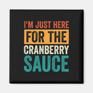 Imán Salsa de Cranberry en lata Jellied Feliz Día de Ac
