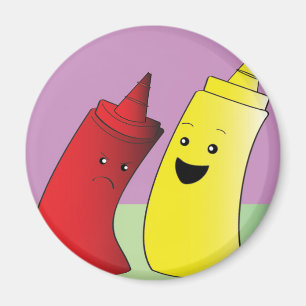 Imán Salsa de tomate y mostaza