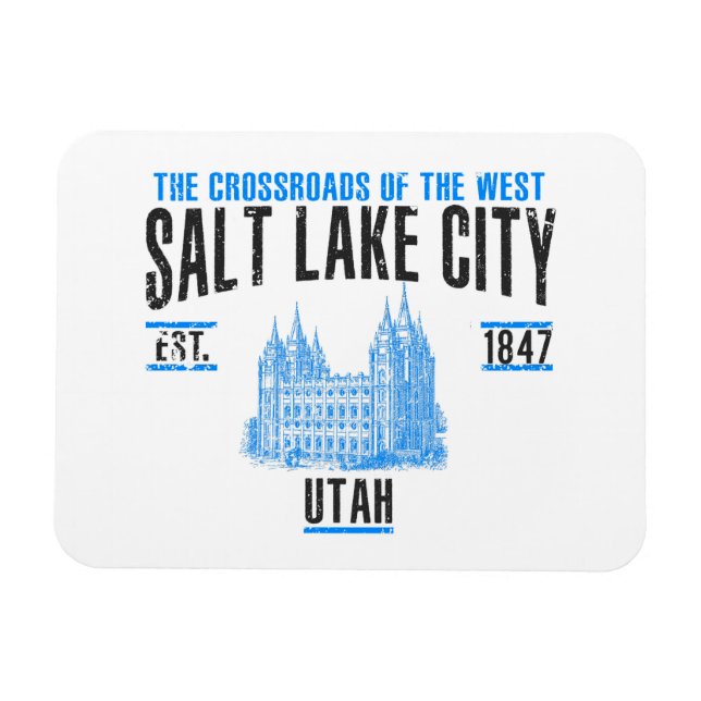 Imán Salt Lake City (Horizontal)