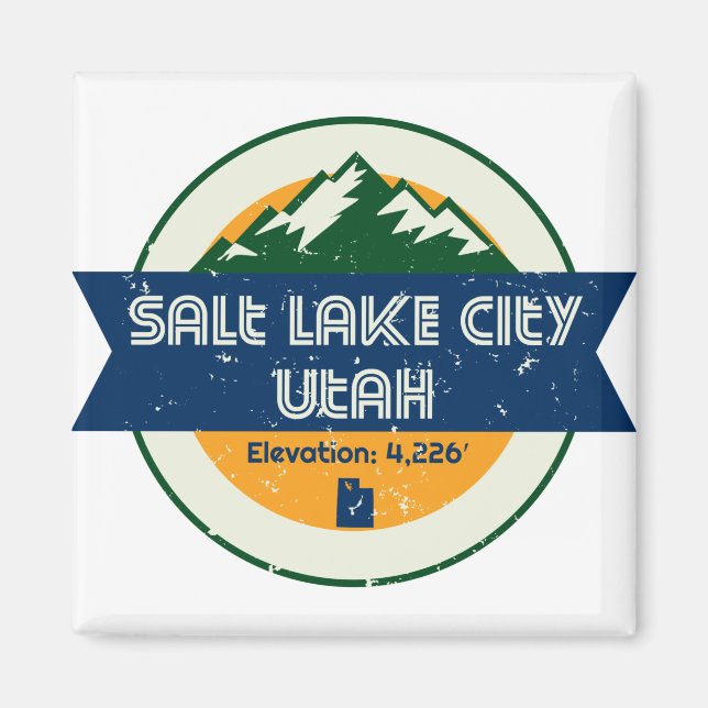Imán Salt Lake City Utah (Frente)