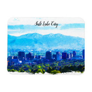 Imán Salt Lake City Utah Panorama View