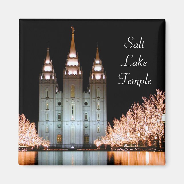 Imán Salt Lake LDS Temple Magnet (Frente)