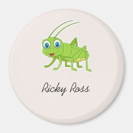 Imán Saltamontes de color verde