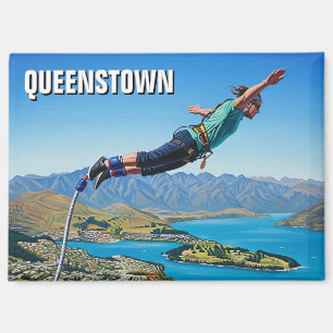 Imán Saltar en paracaídas en Queenstown Nueva Zelanda V