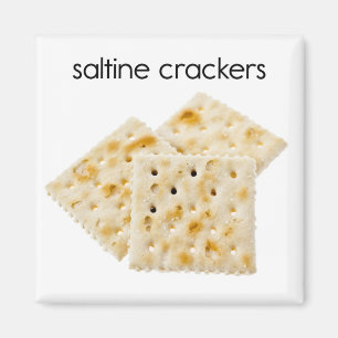 Imán Saltine Crackers Refrigerator Magnet
