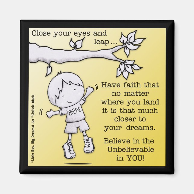 Imán Salto de fe (Frente)