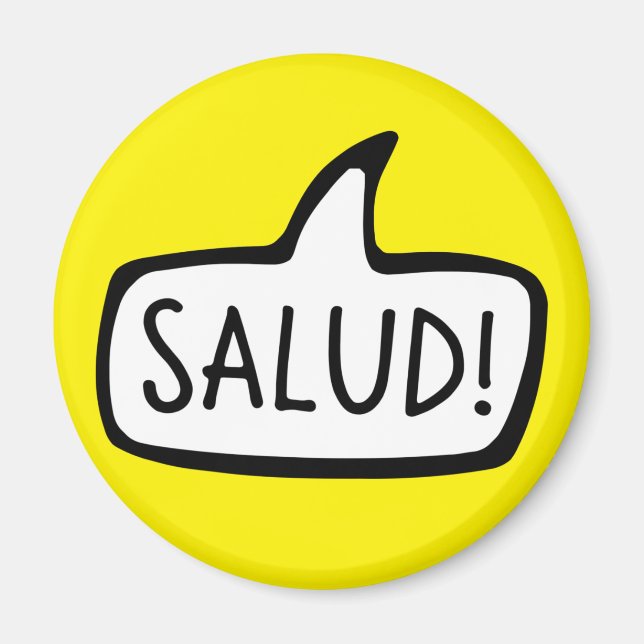 Imán ¡Salud! Breton Greeting Hello, Bretaña, Brezhoneg (Frente)