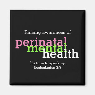 Imán SALUD MENTAL PERINATAL Sensibilización