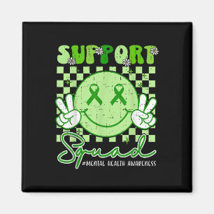 Imán Salud Mental S Conciencia Apoyo Squad Smile Face