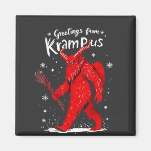 Imán Saludo de Krampus Navidad Navidad