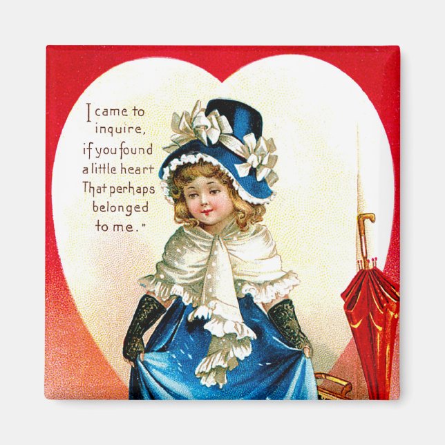 Imán Saludo de San Valentín (Frente)