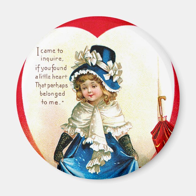 Imán Saludo de San Valentín (Frente)